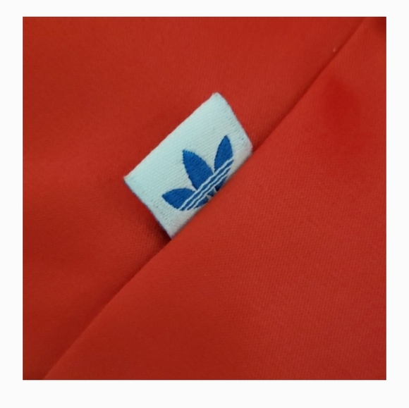 Adidas trifold Crew Pullover Satin Sweatshirt - Picture 5 of 8